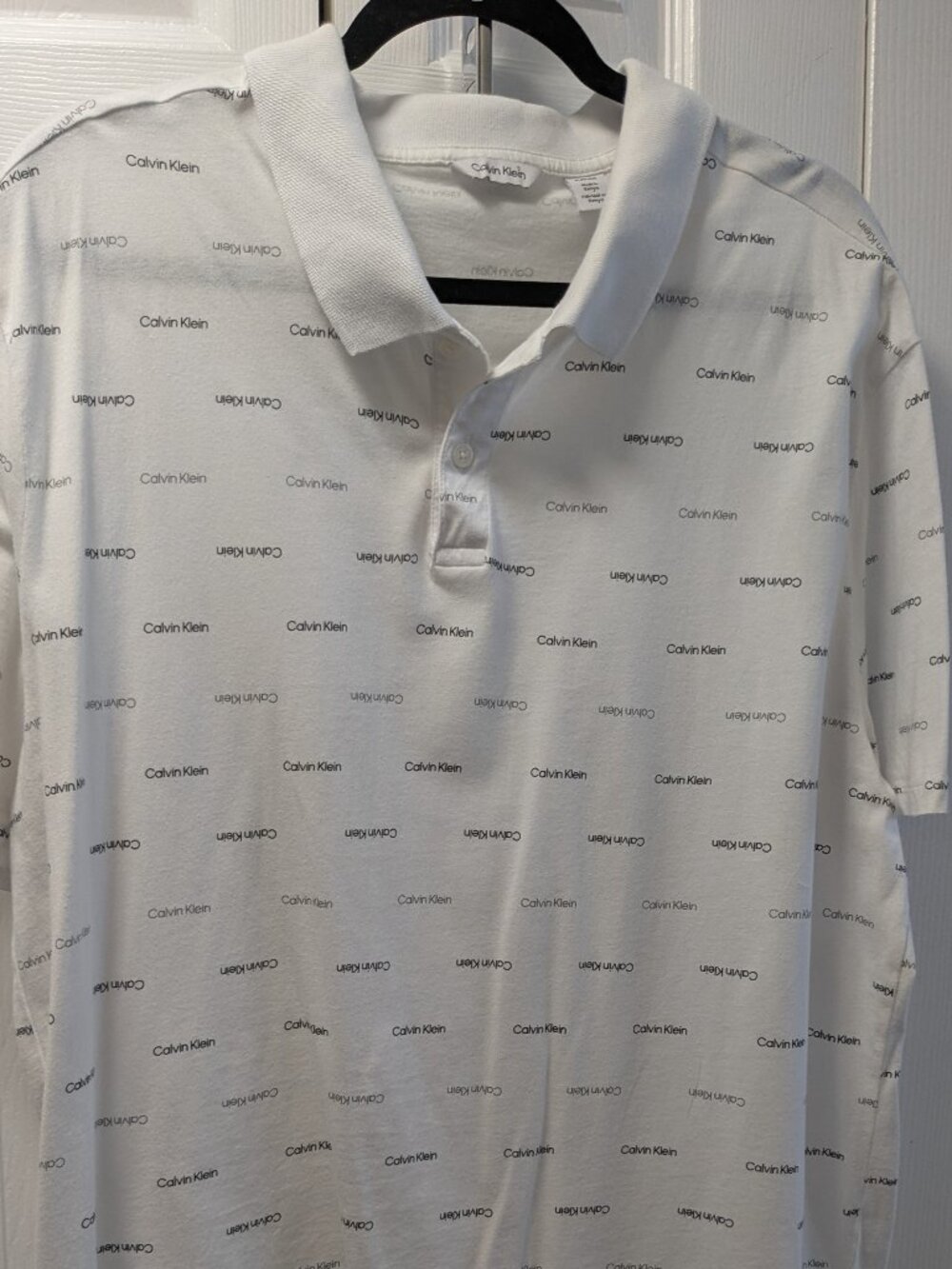 Calvin Klein Men's Cotton White T-Shirt Size XL/TG/EG